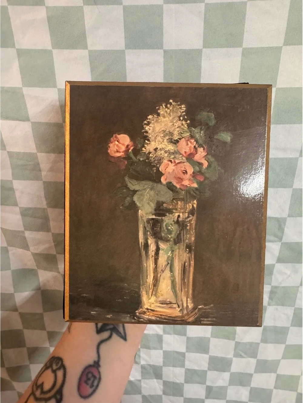 LaVie Floral Glass Vase Photo Album
